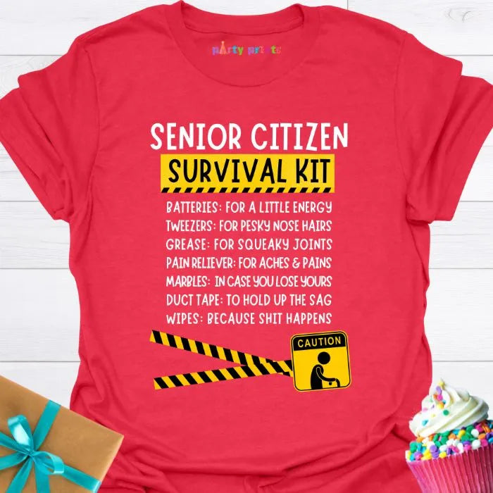 Senior Citizen Survival Kit T-Shirt