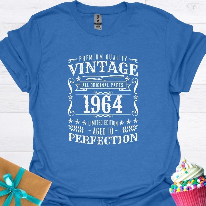 Vintage Birthday Custom Year T-shirt