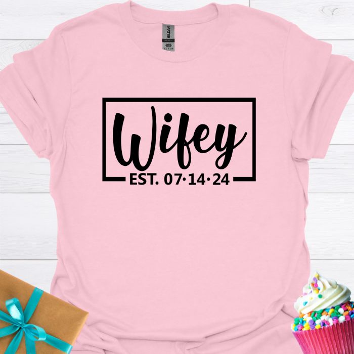 Wifey Personalized T-shirt