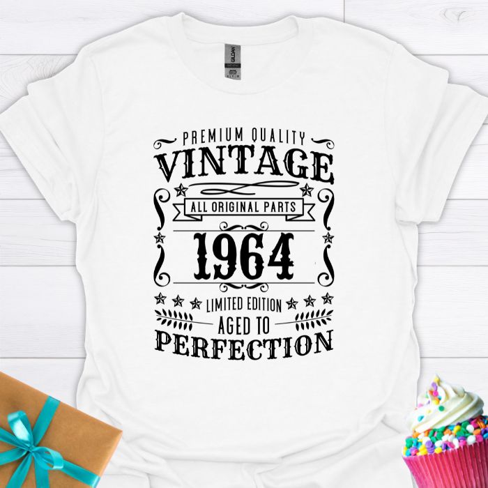 Vintage Birthday Custom Year T-shirt