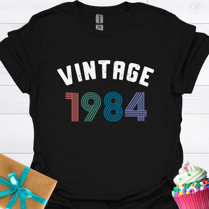 Vintage Birthday Custom Year T-shirt