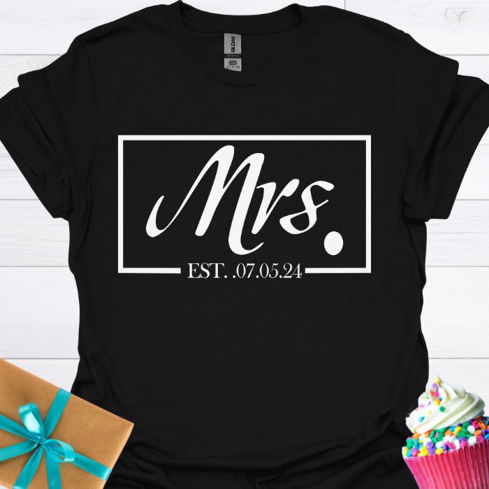 Mrs. Personalized T-shirt