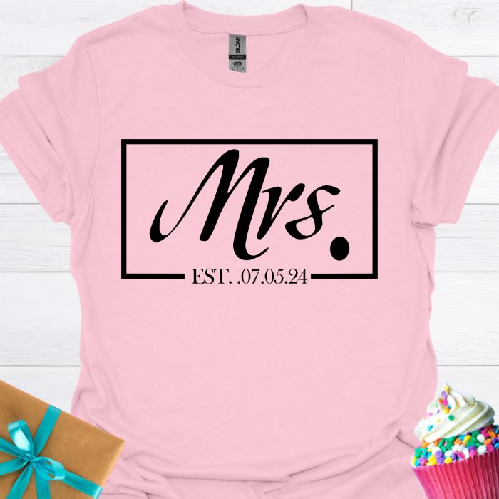 Mrs. Personalized T-shirt