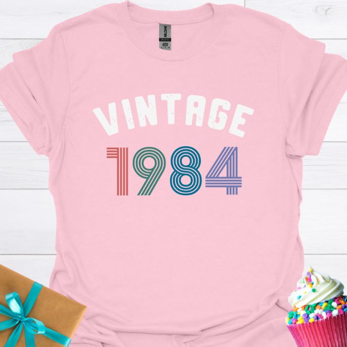 Vintage Birthday Custom Year T-shirt