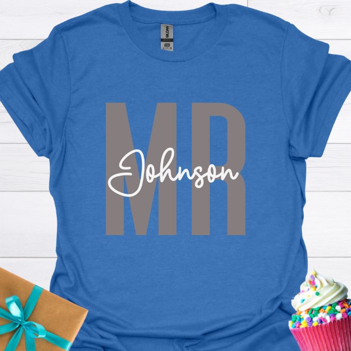Mr. Personalized Shirt with Name T-shirt