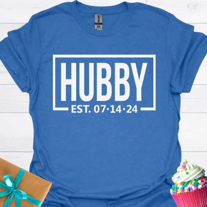 Hubby Personalized Date T-shirt