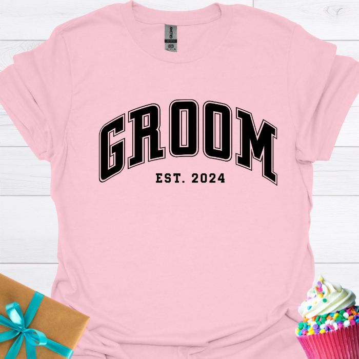 Groom Est. 2024 T-shirt