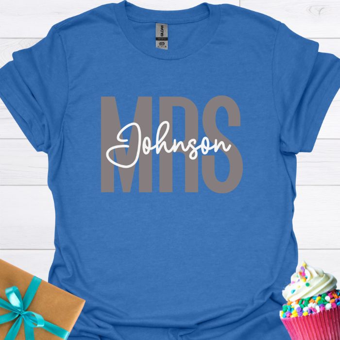 Mrs. Personalized T-shirt