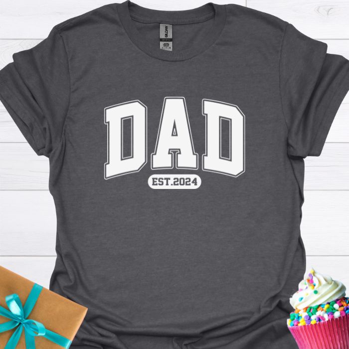 Dad Est 2024 T-shirt