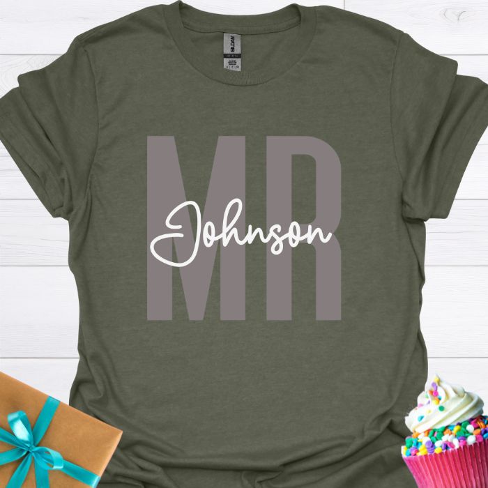 Mr. Personalized Shirt with Name T-shirt