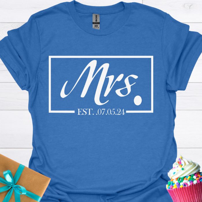 Mrs. Personalized T-shirt