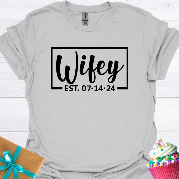 Wifey Personalized T-shirt