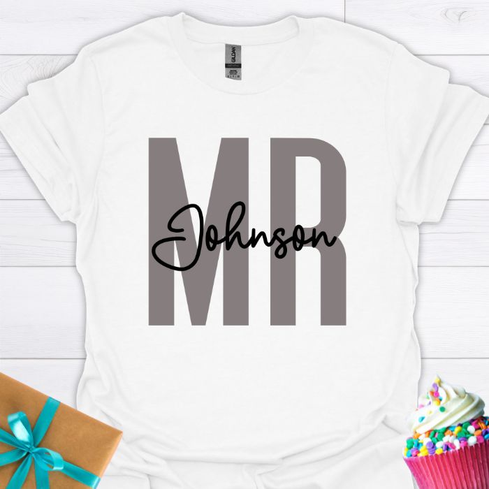 Mr. Personalized Shirt with Name T-shirt