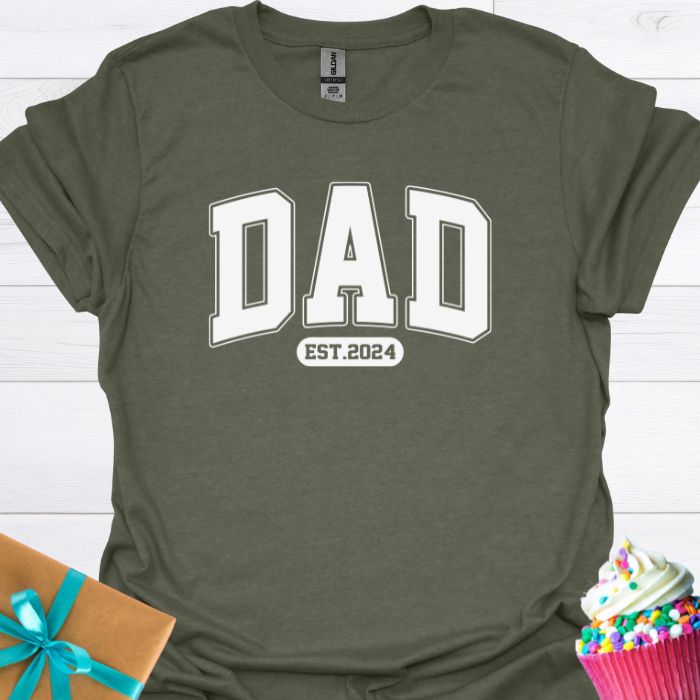 Dad Est 2024 T-shirt