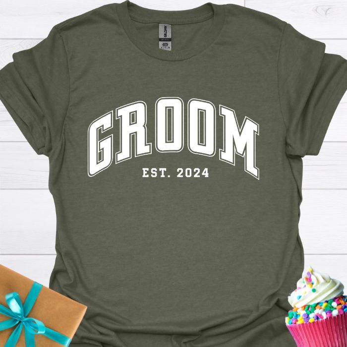 Groom Est. 2024 T-shirt