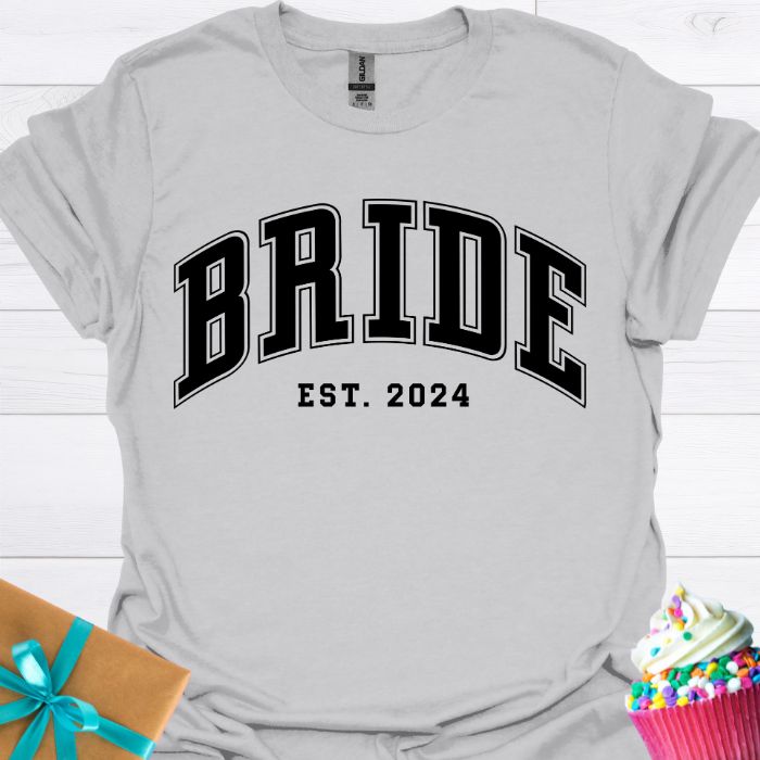Bride Est. 2024 T-shirt