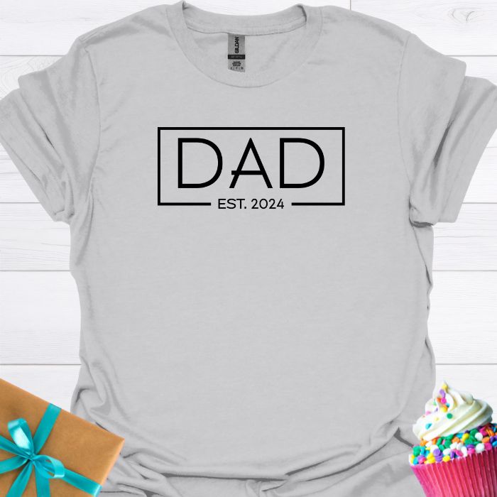 Dad Est 2024 T-shirt