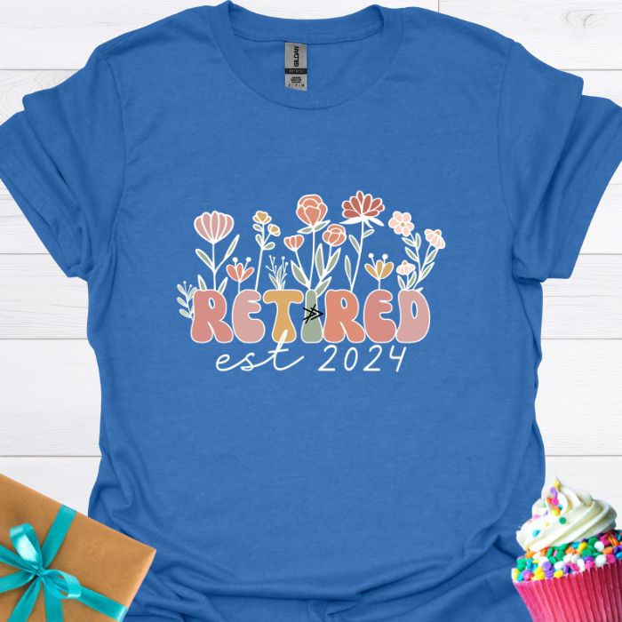 Retired Est 2024 T-shirt