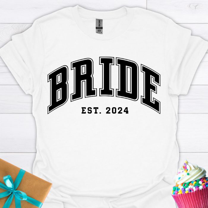 Bride Est. 2024 T-shirt