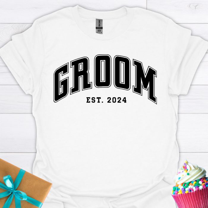 Groom Est. 2024 T-shirt