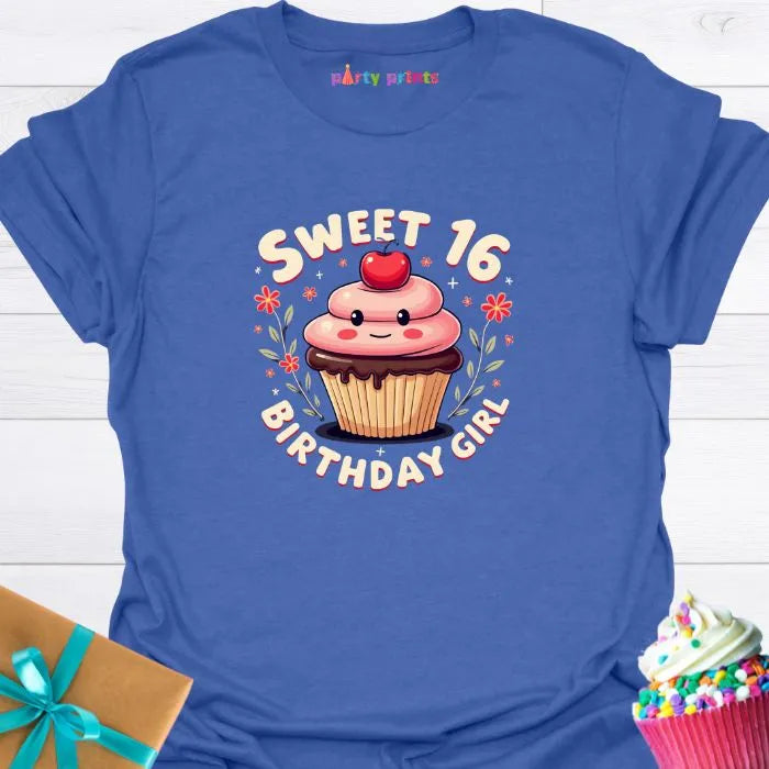 Sweet 16 Birthday Girl T-Shirt
