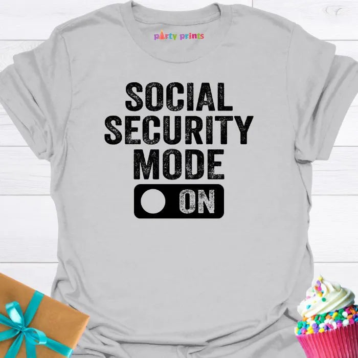 Social Security Mode On T-Shirt
