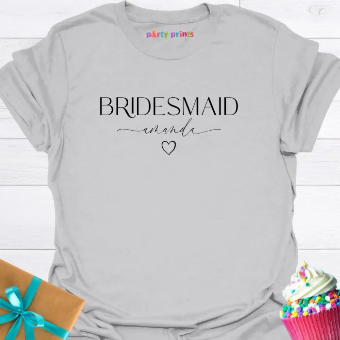 Bridesmaid Personalized T-Shirt