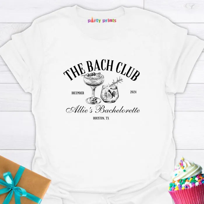 The Bach Club Bachelorette Personalized T-Shirt