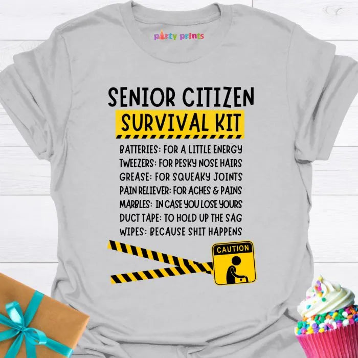 Senior Citizen Survival Kit T-Shirt