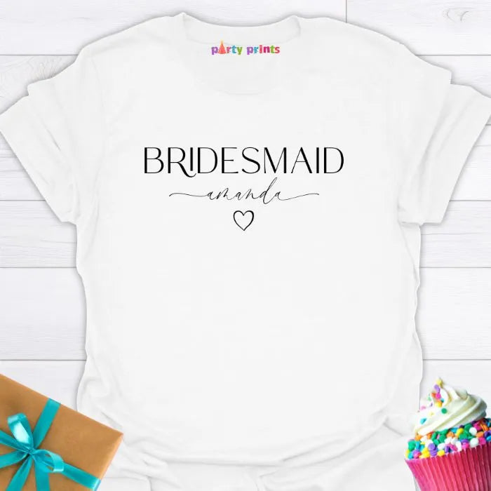 Bridesmaid Personalized T-Shirt