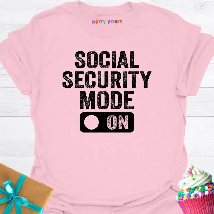 Social Security Mode On T-Shirt