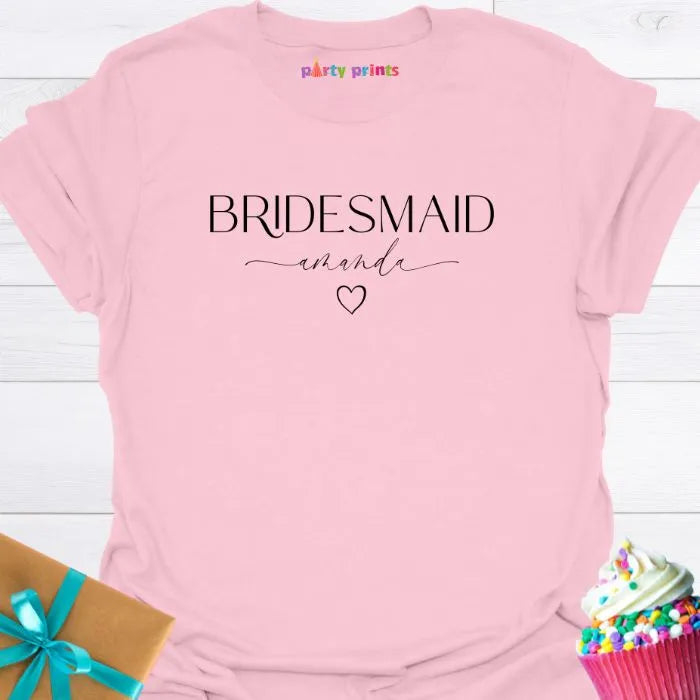Bridesmaid Personalized T-Shirt