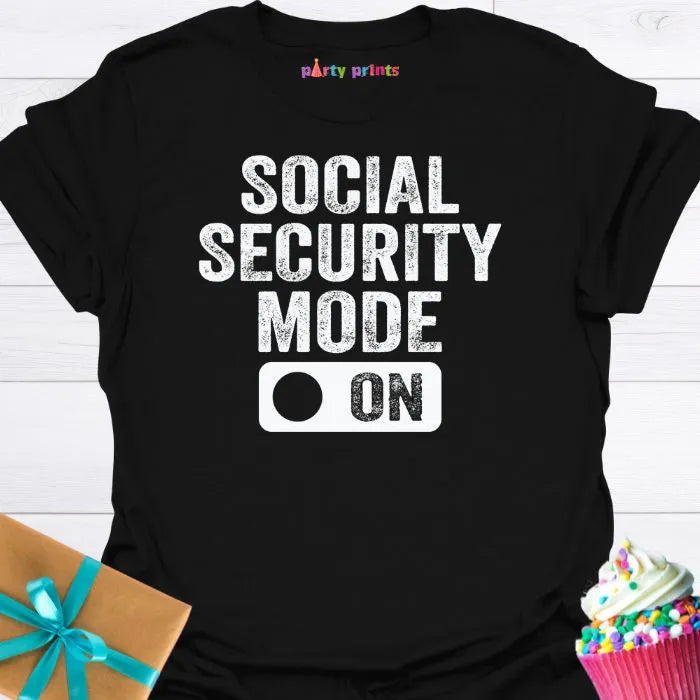 Social Security Mode On T-Shirt