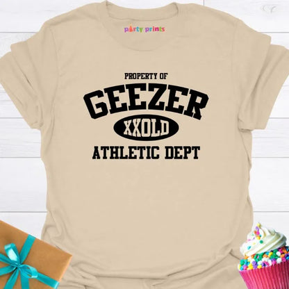 Geezer Athletic Department T-Shirt