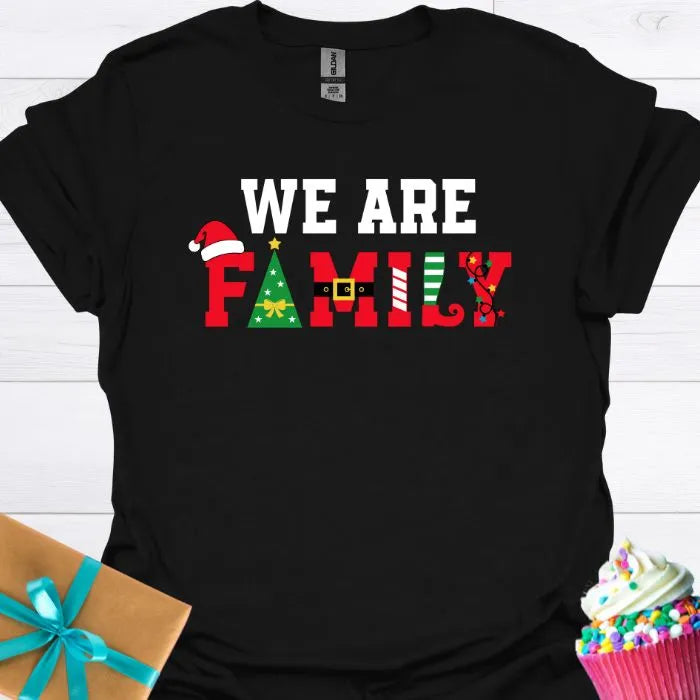 We Are Family Christmas T-shirt