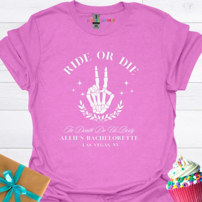 Ride or Die Personalized T-Shirt