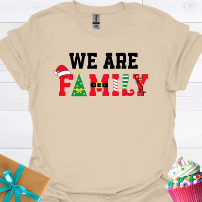 We Are Family Christmas T-shirt