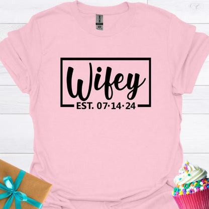 Wifey Personalized T-shirt