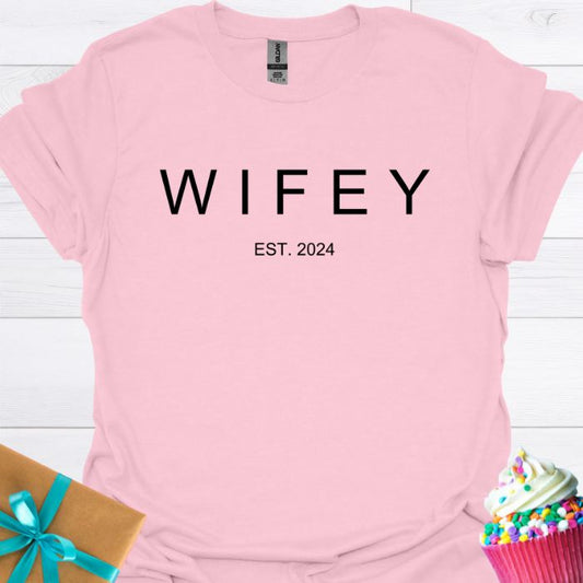 Wifey Est. 2024 T-shirt