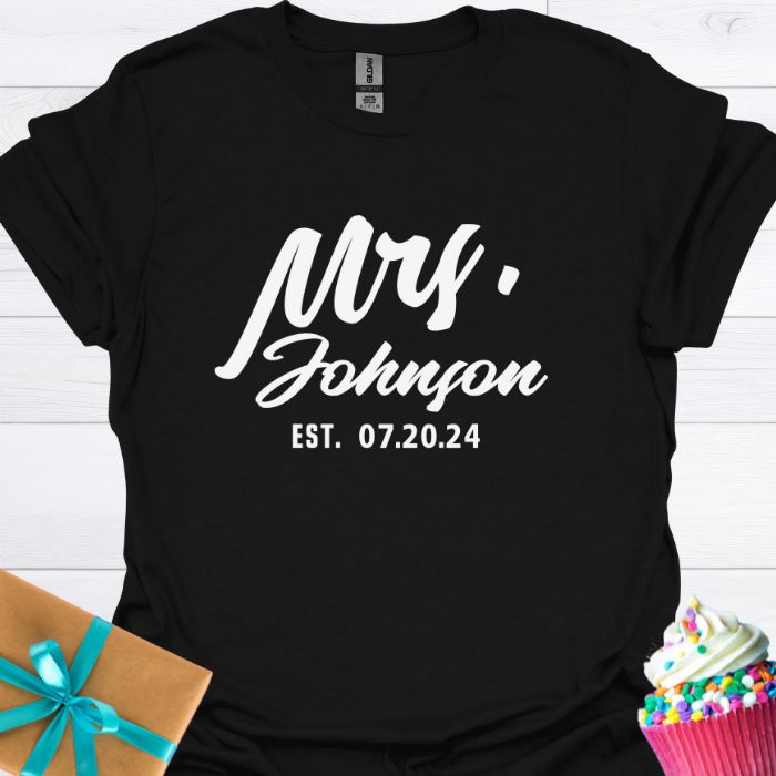 Mrs. Personalized T-shirt