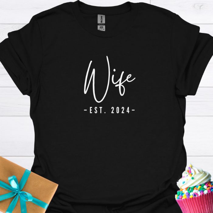 Wife Est. 2024 T-shirt