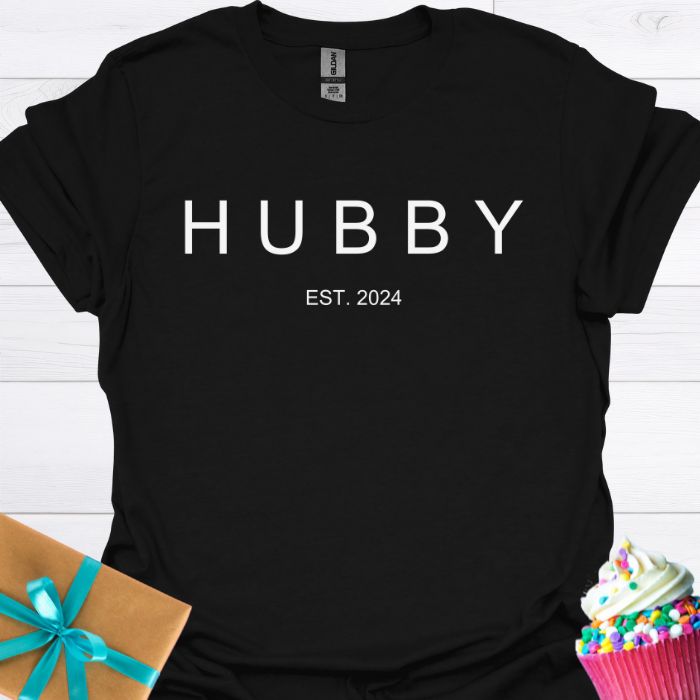 Hubby Est. 2024 T-shirt