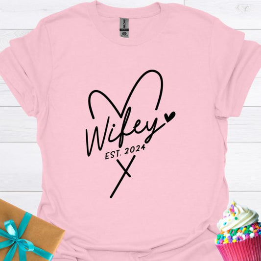 Wifey Est. 2024 T-shirt