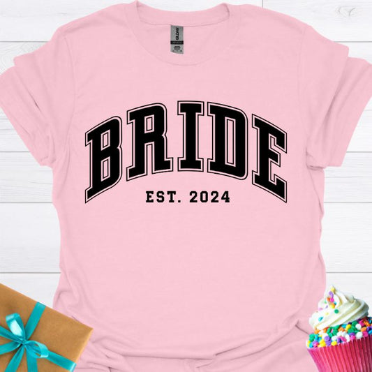 Bride Est. 2024 T-shirt