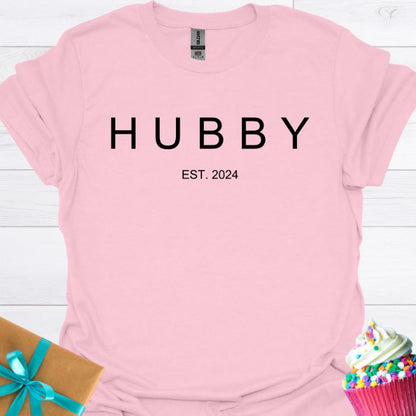 Hubby Est. 2024 T-shirt