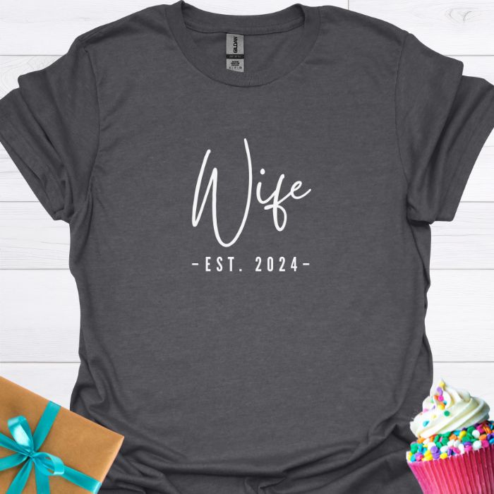 Wife Est. 2024 T-shirt