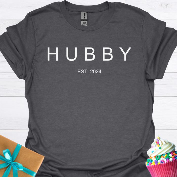 Hubby Est. 2024 T-shirt