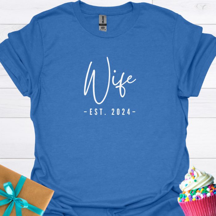 Wife Est. 2024 T-shirt