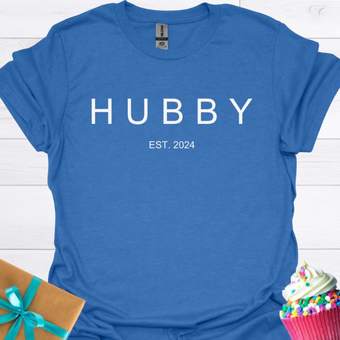 Hubby Est. 2024 T-shirt