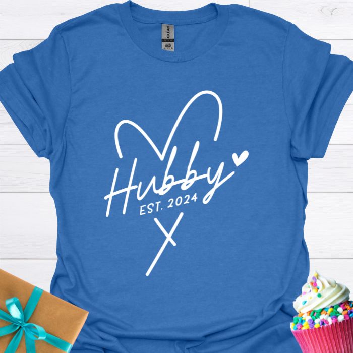 Hubby Est. 2024 T-shirt